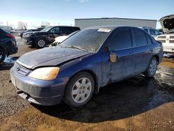 Salvage cars for sale at Rocky View County, AB auction: 2002 Honda Civic LX