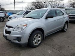Salvage cars for sale from Copart Moraine, OH: 2013 Chevrolet Equinox LS