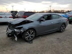 Salvage cars for sale from Copart Indianapolis, IN: 2017 Nissan Maxima 3.5S