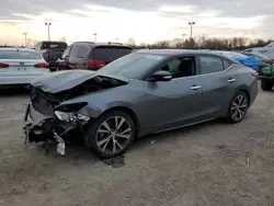 Salvage cars for sale at Indianapolis, IN auction: 2017 Nissan Maxima 3.5S