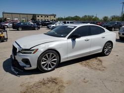 Salvage cars for sale at Wilmer, TX auction: 2021 Volvo S60 T5 R-Design