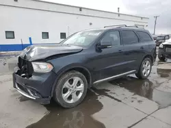 Salvage cars for sale from Copart Farr West, UT: 2014 Dodge Durango Limited