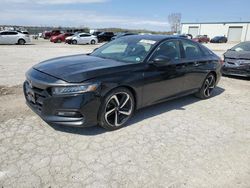 Salvage cars for sale from Copart Kansas City, KS: 2018 Honda Accord Sport