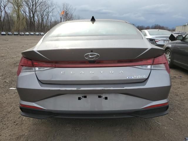 2023 Hyundai Elantra Blue