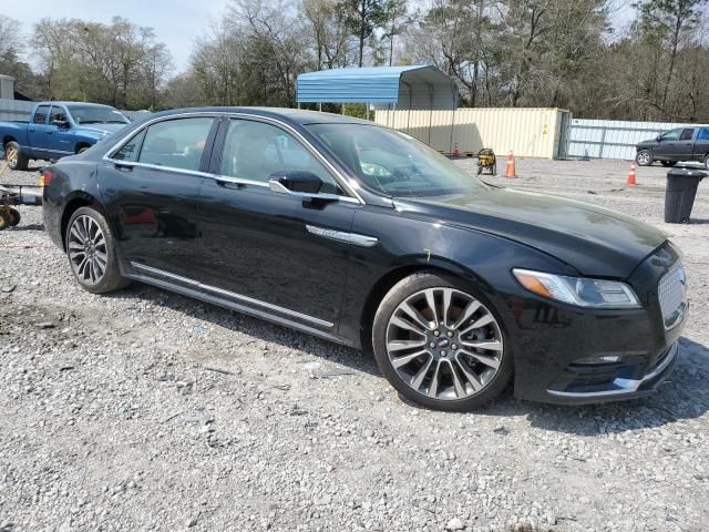 2017 Lincoln Continental Select