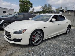 Salvage cars for sale from Copart Opa Locka, FL: 2019 Maserati Ghibli Luxury