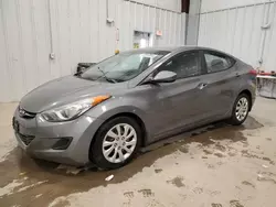 Salvage cars for sale at Franklin, WI auction: 2013 Hyundai Elantra GLS
