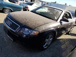 Vehiculos salvage en venta de Copart Vallejo, CA: 2003 Audi A4 3.0 Cabriolet