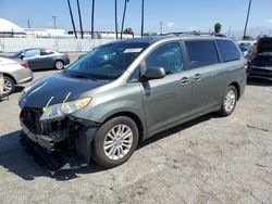 Salvage cars for sale at Van Nuys, CA auction: 2011 Toyota Sienna XLE
