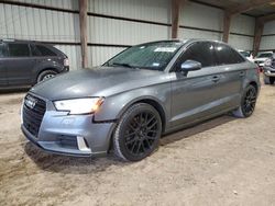 Salvage cars for sale from Copart Houston, TX: 2018 Audi A3 Premium