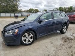 Volkswagen Golf salvage cars for sale: 2015 Volkswagen Golf Sportwagen TDI S