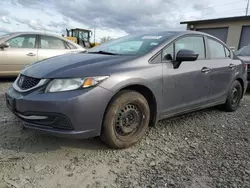 Salvage cars for sale from Copart Eugene, OR: 2015 Honda Civic LX