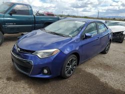 Salvage cars for sale from Copart Tucson, AZ: 2015 Toyota Corolla L