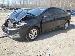 Chevrolet Cruze LS salvage cars for sale: 2019 Chevrolet Cruze LS