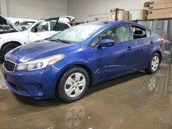 Salvage cars for sale at Elgin, IL auction: 2018 KIA Forte LX