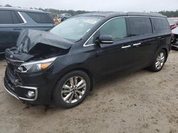 Salvage cars for sale from Copart Harleyville, SC: 2015 KIA Sedona SXL