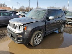 Salvage cars for sale from Copart Columbus, OH: 2016 Jeep Renegade Limited
