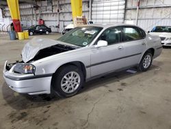 Chevrolet salvage cars for sale: 2001 Chevrolet Impala