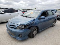 Salvage cars for sale at San Antonio, TX auction: 2012 Toyota Corolla Base