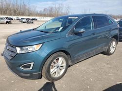 Salvage cars for sale at Leroy, NY auction: 2016 Ford Edge SEL