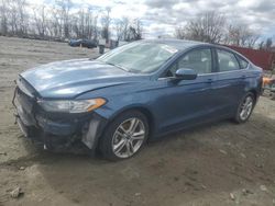 Salvage cars for sale from Copart Baltimore, MD: 2018 Ford Fusion SE