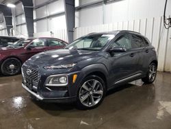 Salvage cars for sale from Copart Ham Lake, MN: 2019 Hyundai Kona Ultimate