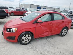 Chevrolet Sonic LS salvage cars for sale: 2016 Chevrolet Sonic LS