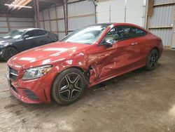 Salvage cars for sale from Copart Bowmanville, ON: 2019 Mercedes-Benz C 300 4matic