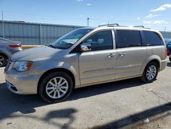 Salvage cars for sale at Dyer, IN auction: 2015 Chrysler Town & Country Limited Platinum