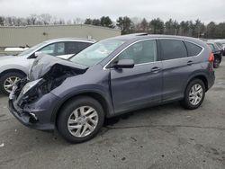 Salvage cars for sale at Exeter, RI auction: 2015 Honda CR-V EX