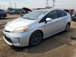 Salvage cars for sale from Copart Elgin, IL: 2013 Toyota Prius