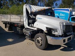 Salvage trucks for sale at Van Nuys, CA auction: 2017 Hino 258 268