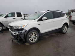 Salvage cars for sale from Copart East Granby, CT: 2018 Ford Escape SE