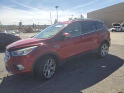 Salvage cars for sale at Gaston, SC auction: 2017 Ford Escape Titanium