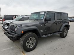 Jeep salvage cars for sale: 2017 Jeep Wrangler Unlimited Sport