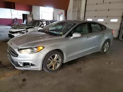 Salvage cars for sale at Marlboro, NY auction: 2018 Ford Fusion SE