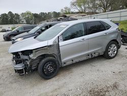 Salvage cars for sale at Fairburn, GA auction: 2022 Ford Edge Titanium