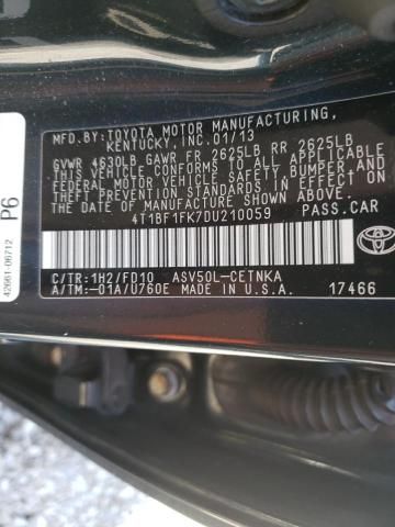 2013 Toyota Camry L