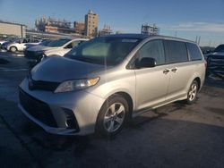 Salvage cars for sale from Copart New Orleans, LA: 2019 Toyota Sienna