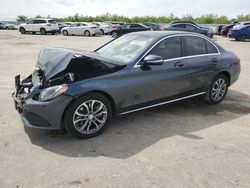 Salvage cars for sale from Copart Fresno, CA: 2015 Mercedes-Benz C 300 4matic