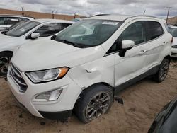 2018 Ford Ecosport Titanium en venta en Albuquerque, NM