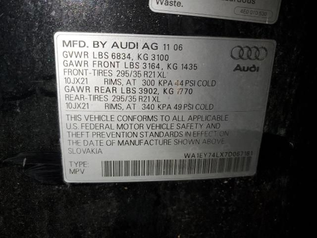 2007 Audi Q7 3.6 Quattro Premium S-Line