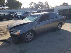 Salvage cars for sale from Copart Hayward, CA: 2006 Honda Accord EX