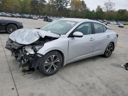 Nissan salvage cars for sale: 2021 Nissan Sentra SV