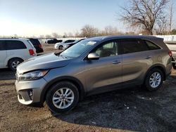 Salvage cars for sale from Copart London, ON: 2019 KIA Sorento LX