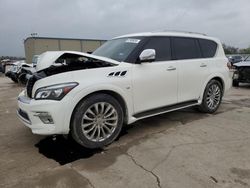 Salvage cars for sale at Wilmer, TX auction: 2015 Infiniti QX80