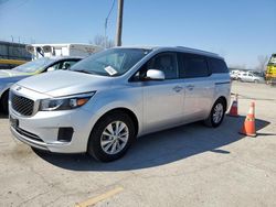 KIA salvage cars for sale: 2017 KIA Sedona LX