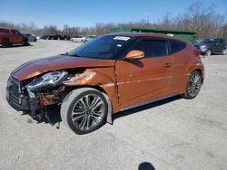 Salvage cars for sale at Ellwood City, PA auction: 2016 Hyundai Veloster Turbo