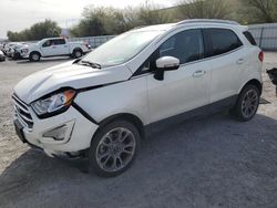Salvage cars for sale at Las Vegas, NV auction: 2020 Ford Ecosport Titanium