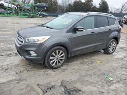 Ford Escape Titanium salvage cars for sale: 2017 Ford Escape Titanium